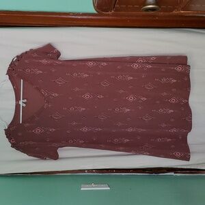 Mudd Lace Up Shoulder Dress